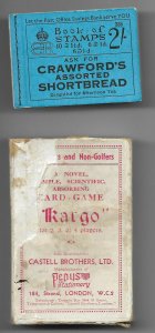 BC2 2/- Booklet Edition 355 - with 'Kargo' Advert Pane no.6 & Kargo ccard game 