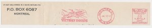 Meter top cut Canada 1943 Jet fighter - Back the Attack - Victory Bonds