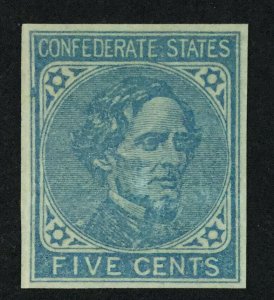 MOMEN: US STAMPS CONFEDERATE CSA #7 MINT OG H LOT #49247