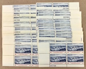 1164    First Automated Post Office. 25 Plate blocks MNH 4 cents. Issued in 1960