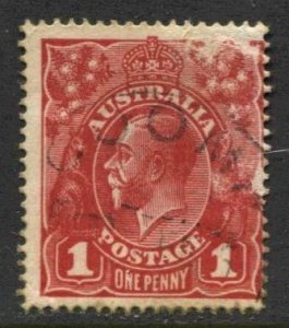 STAMP STATION PERTH Australia #21 KGV Head Used Wmk.9 - CV$1.75