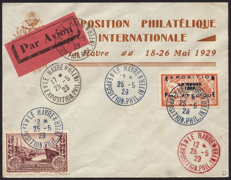 France Scott #246, Maury 257A, on Expo cover with cinderalla + etiquette SUPERB!