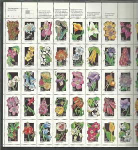 #2647-96 Wildflowers Set of Singles Mint NH