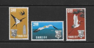 BIRDS - CHINA (REP) #1370-72  MNH