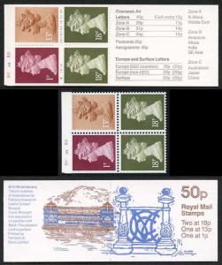 DB9(38) 1987 50p Lords Pavilion Cyl B21 B4 B31 Phosphor Number B69