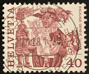 Escelade 40 Helvetia , stamp used in good n1 condition