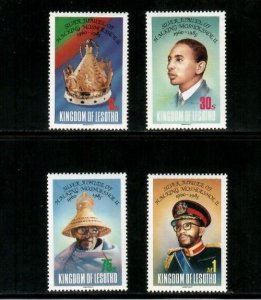 Lesotho 1985 - King Moshoeshoe - Set of 4 Stamps - Scott #464-7 - MNH