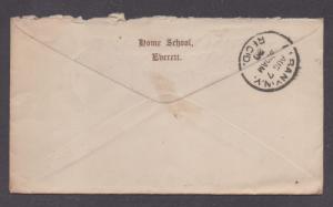 **US 19th Century Cover, SC# 220, Everett, MA, 8/6/1890 CDS To NY