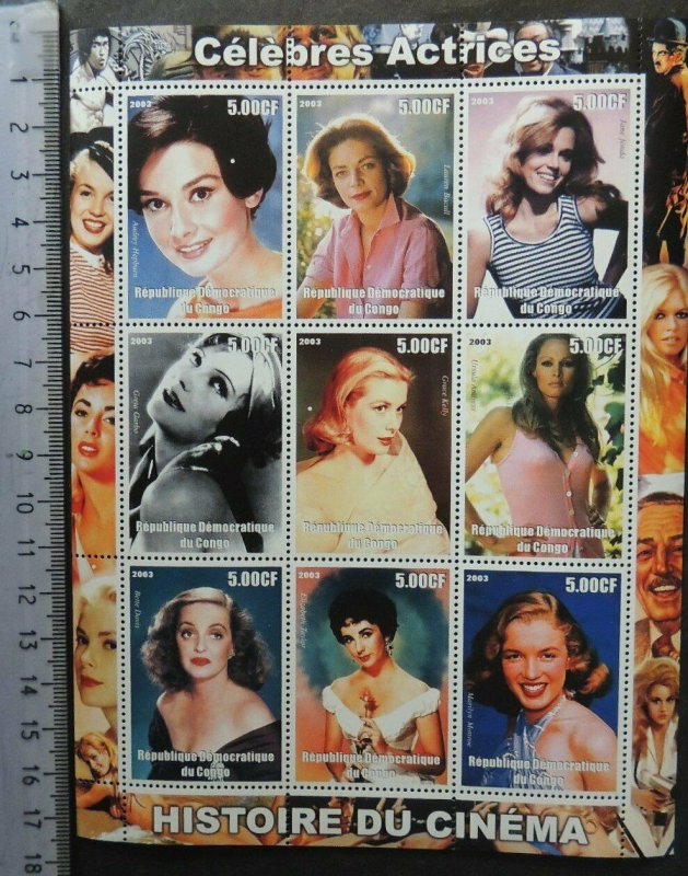 2003 hepburn bacall fonda garbo kelly andress davis taylor marilyn monroe