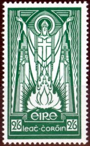 Ireland 1943 2s6d Emerald-Green SG123 V.F MNH