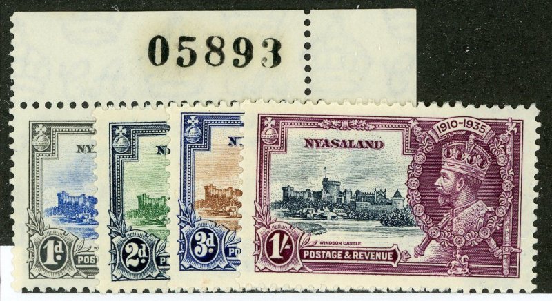 5941 BCX Nyasaland 1935 scott# 47-50 mnh** (offers welcome)