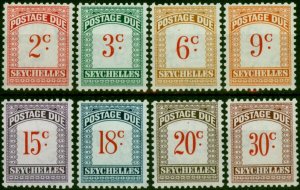 Seychelles 1951 Postage Due Set of 8 SGD1-D8 V.F MNH