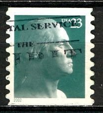 USA; 2002: Sc. # 3617:  Used Perf. 8 1/2 Vert. Single Stamp