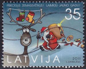 Latvia 2011 SG815 Used