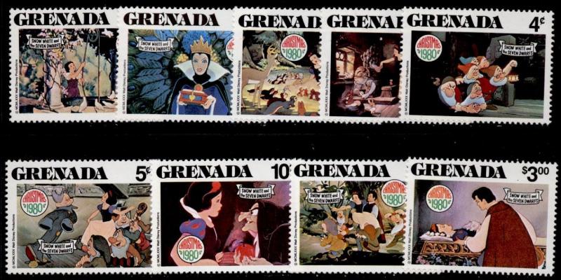 Grenada 1021-9 MNH Disney, Snow White and the Seven Dwarfs