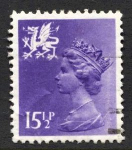 STAMP STATION PERTH Wales #WMH27 QEII Definitive Used 1971-1993