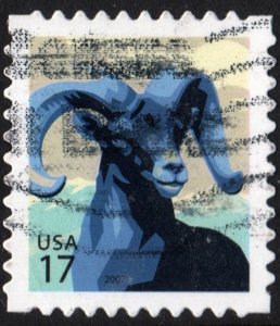 SC#4138 17¢ Bighorn Sheep Single (2007) Used