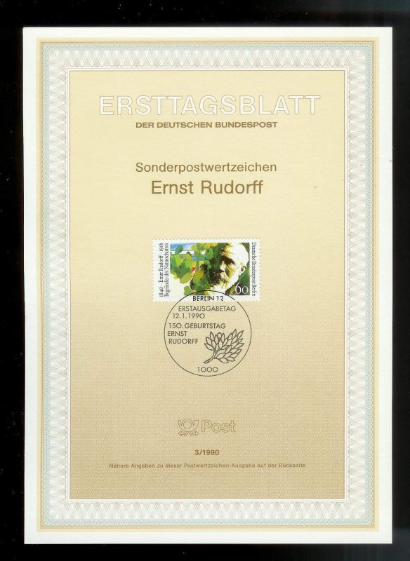 GERMANY (52) Ersttagsblatt FDC Presentation Cards