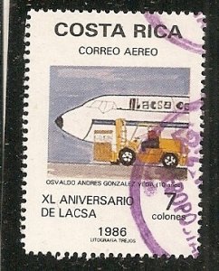 Costa Rica    Scott  C913   Plane    Used