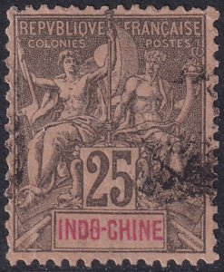 Indochina 1889 Sc 13 used