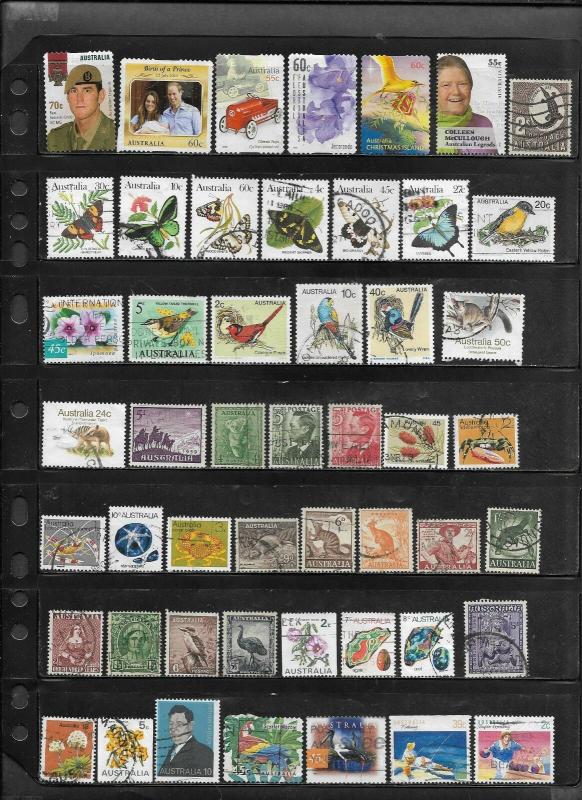 Nice Collection of Australian Stamps  Lot #56