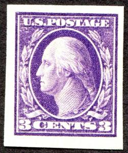 484 3c Washington Mint LH VF Cat $10