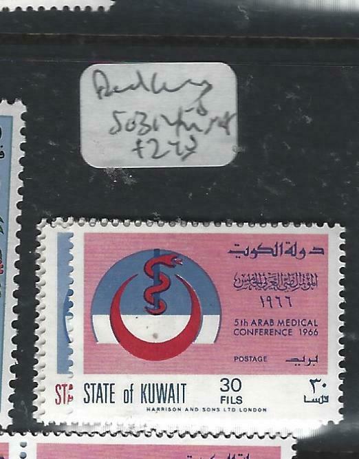 KUWAIT  (PP1505B)  RED CROSS  SG 324-5    MNH