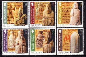 Isle of Man 2013 Chronicles of Man & Chessmen Complete MNH Set SC 1536-1541