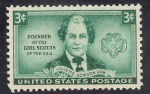 974 3 cent Girl Scouts mint  OG NH EGRADED XF 94 XXF