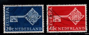 Netherlands Scott 452-453 Europa 1968  stamp set