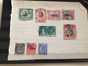 Kenya Uganda used  stamps A11317