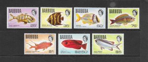 FISH - BARBUDA #22-28 MNH