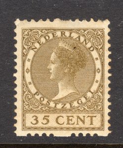 Netherlands #190a Syncopated Perfs Unused Hinged F658