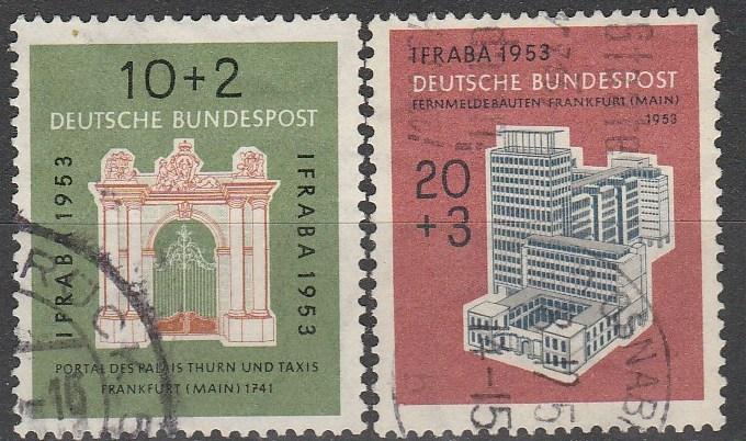 Germany  #B332-3 F-VF Used CV $45.00 (C7247)