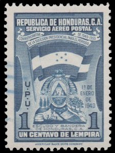 HONDURAS AIRMAIL STAMP 1949. SCOTT: C170. USED. # 1