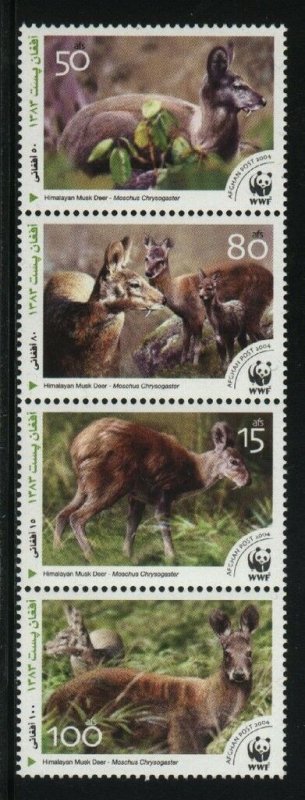 WWF 2004 by Afghanistan Himalayan Musk Deer   MNH