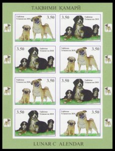 2018 Tajikistan 782-783KLb Dogs (edition 100) 80,00 €