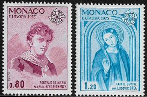 Monaco #961-2 MNH Set - Europa