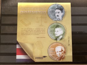 Costa Rica - Postfris/MNH - Sheet Independance 2020