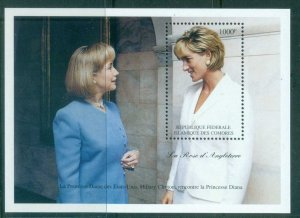 Comoro Is 1997 Princess Diana in Memoriam, Hilary Clinton MS MUH