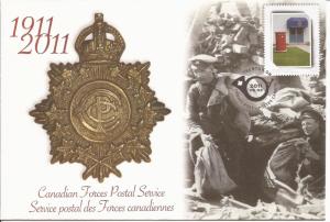 2011 Canada - Special Event Cover - Sc S86 - Canadian Forces Postal Service