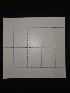 Antigua #320a Souvenir Sheet of 5 W/ Label - Unused