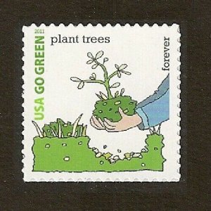 US 4524k Go Green Plant Trees F single MNH 2011