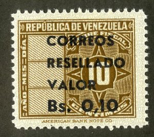 VENEZUELA 878 MNH BIN .30 NUMERICAL