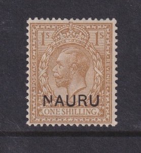 Nauru, SG 12d, MLH Short Stroke to N variety