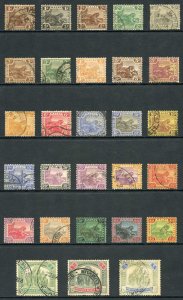 Federated Malay States SG52/81 Set of 30 plus shades