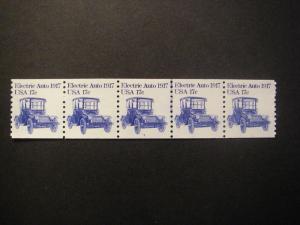 Scott 1906, 17 cent Electric Auto, PNC5 #7, MNH Transportation Coil Beauty