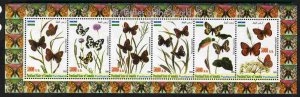 PUNTLAND - 2011 - Butterflies of the World #1 - Perf 4v Sheet -Mint Never Hinged