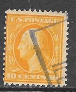 USA 381: 10c Washington, used, AVG