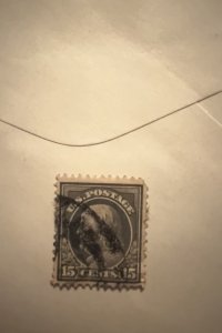 U.S. Postage 15 cents 1922 Definitive Series  Scott 566